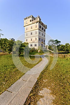 Kaiping Diaolou houses in Guangdong, China.