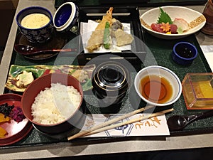Kaiseki dinner at Kyoto Japan