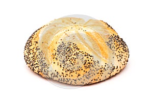 Kaiser Roll With Poppy Seeds