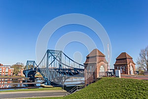 Kaiser Wilhelm bridge over the Ems-Jade-Kanal in Wilhelmshaven