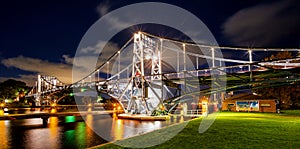 Kaiser-Wilhelm-Bridge over the Ems-Jade Kanal in Wilhelmshaven, Germany