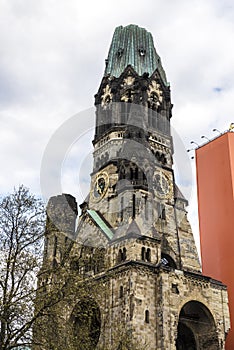 The Kaiser Wilhelm Memorial Church in Berlin, Germany