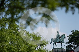 Kaiser-Wilhelm Monument in Cologne, Germany.