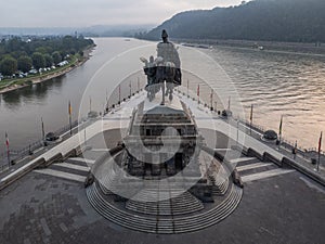 The Kaiser Wilhelm Statue in Koblenz