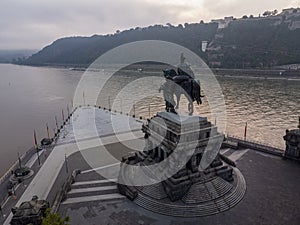 The Kaiser Wilhelm Statue in Koblenz, Germany