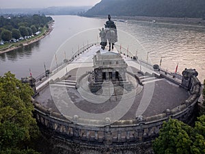 The Kaiser Wilhelm Statue in Koblenz, Germany