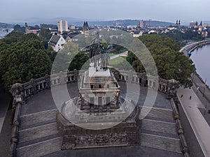 The Kaiser Wilhelm Statue in Koblenz, Germany