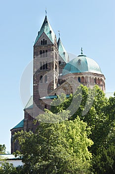 The Kaiserdom at Speyer Germany in summer
