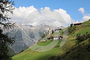 Kaisers in Lech Valley. Tirol. Austria