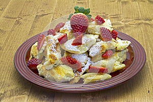 Kaiserschmarrn on plate