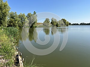 Kaisevac lake or Grabovo reservoir or Grabovo-Kaisevac pond - Vukovar, Croatia / Jezero KaiÅ¡evac ili akumulacija Grabovo