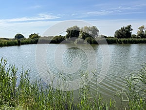 Kaisevac lake or Grabovo reservoir or Grabovo-Kaisevac pond - Vukovar, Croatia / Jezero KaiÅ¡evac ili akumulacija Grabovo