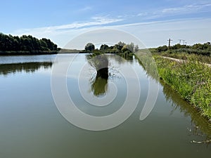 Kaisevac lake or Grabovo reservoir or Grabovo-Kaisevac pond - Vukovar, Croatia / Jezero KaiÅ¡evac ili akumulacija Grabovo