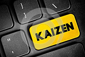 Kaizen - Japanese term meaning \