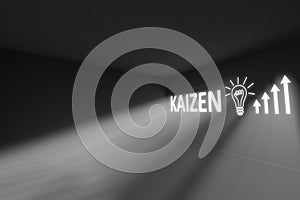 KAIZEN rays volume light concept