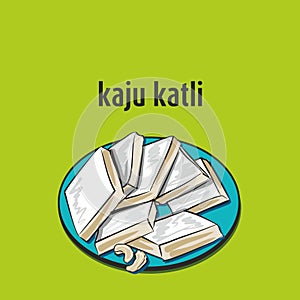 Kaju katli indian traditional sweet