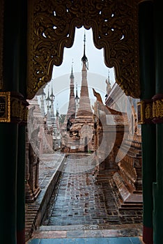 Kakku Pagoda doorway