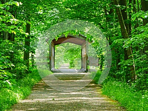 Kal Haven trail Black river covered bridge - South Haven