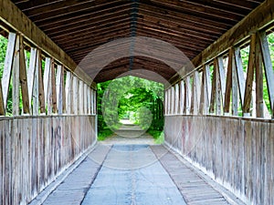 Kal Haven trail Black river covered bridge - South Haven