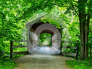 Kal Haven trail Black river covered bridge - South Haven