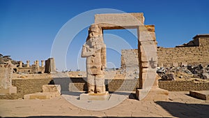 Kalabsha Temple on an island in Nubia next to Lake Nasser, Aswan, Egypt.