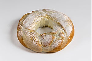 Kalach - white bread in the shape of a ring with a small hole