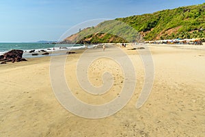 Kalacha Beach in north Goa. India