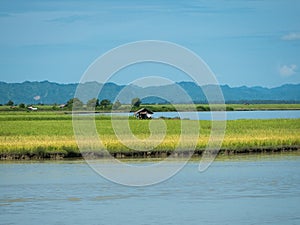 The Kaladan River in Myanmar