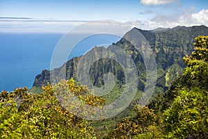 Kalalau Lookout, Kauai, Hawaii.