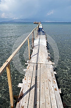 Kalamaki beach at Corfu island Grrece