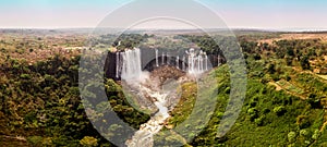 Kalandula waterfalls in Malanje Province in Angola - Africa - aerial photography