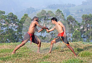 Kalaripayattu Martial Art in Kerala, India