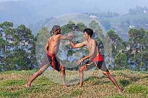 Kalaripayattu Martial Art in Kerala, India