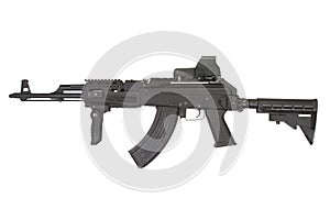 Kalashnikov AK 47 with modern accessories
