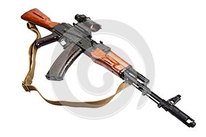 Kalashnikov ak 47 with optic sight