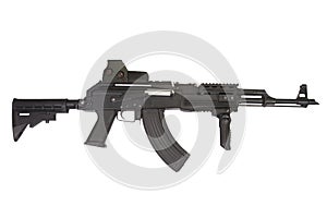 Kalashnikov AK 47 with modern accessories