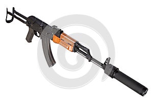 Kalashnikov AK47 with silencer