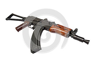 Kalashnikov ak spetsnaz isolated on a white background