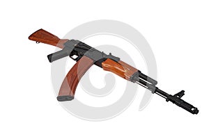 Kalashnikov ak74 isolated on a white background