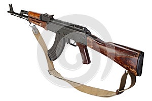 Kalashnikov AKM isolated on white