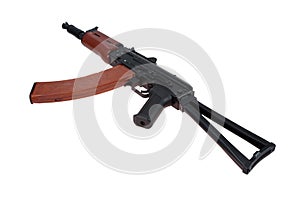 Kalashnikov aks74u isolated