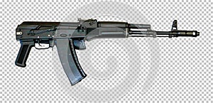 Kalashnikov AK-74M, transparent background, png, photo