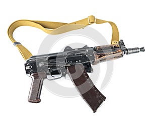 Kalashnikov rifle. Third safety lever position.