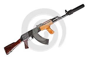 Kalashnikov Romanian version with silencer