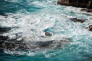 Kalbarri Batavia coast cliffs on the ocean