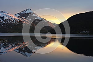 Kaldfjord reflection - Kvaloya, northern Norway