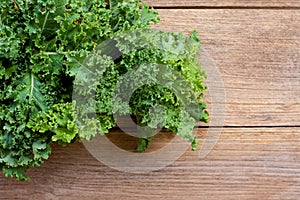 green curly Kale cabbage vegetable