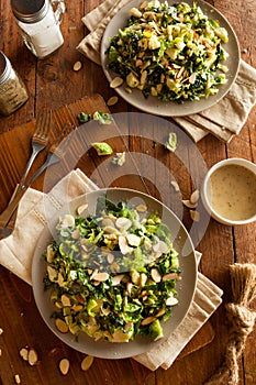 Kale and Brussel Sprout Salad