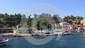 Kaleici - old town in Antalya, Turkey. Old port