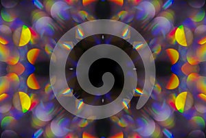 Kaleidoscope abstract background photo